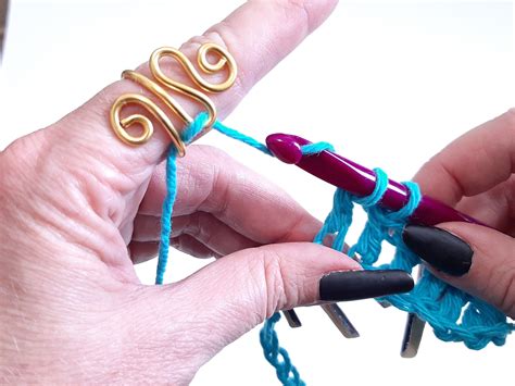 crochet tension ring|More.